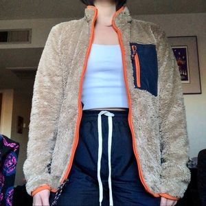 Cozy zip up jacket